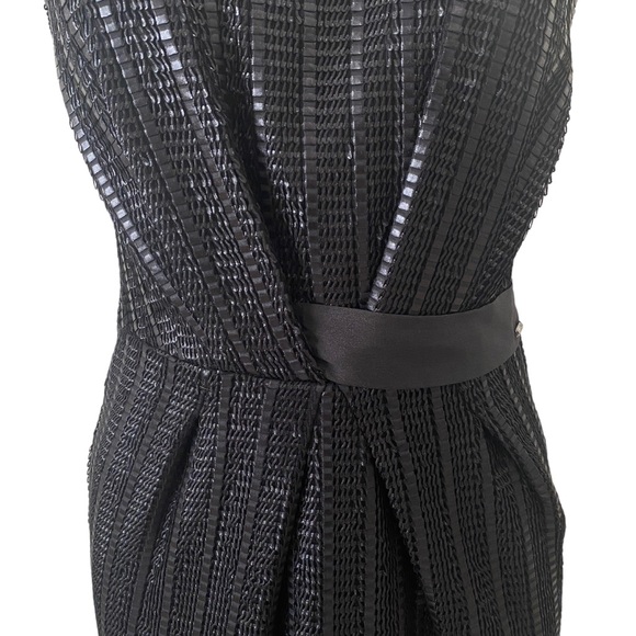 LIU JO textured mini black dress sz EU 42 - textured - low back - sleeveless - Picture 8 of 12